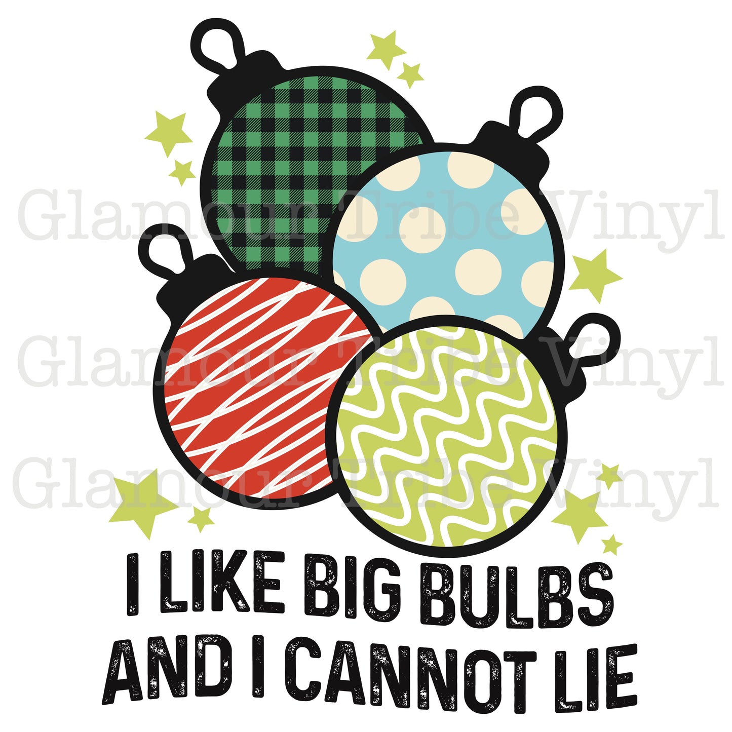 I Like Big Bulbs & I Cannot Lie Clear Cast Decal