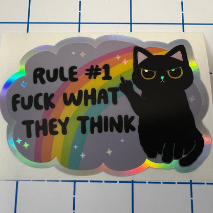 F*ck What They Think decal