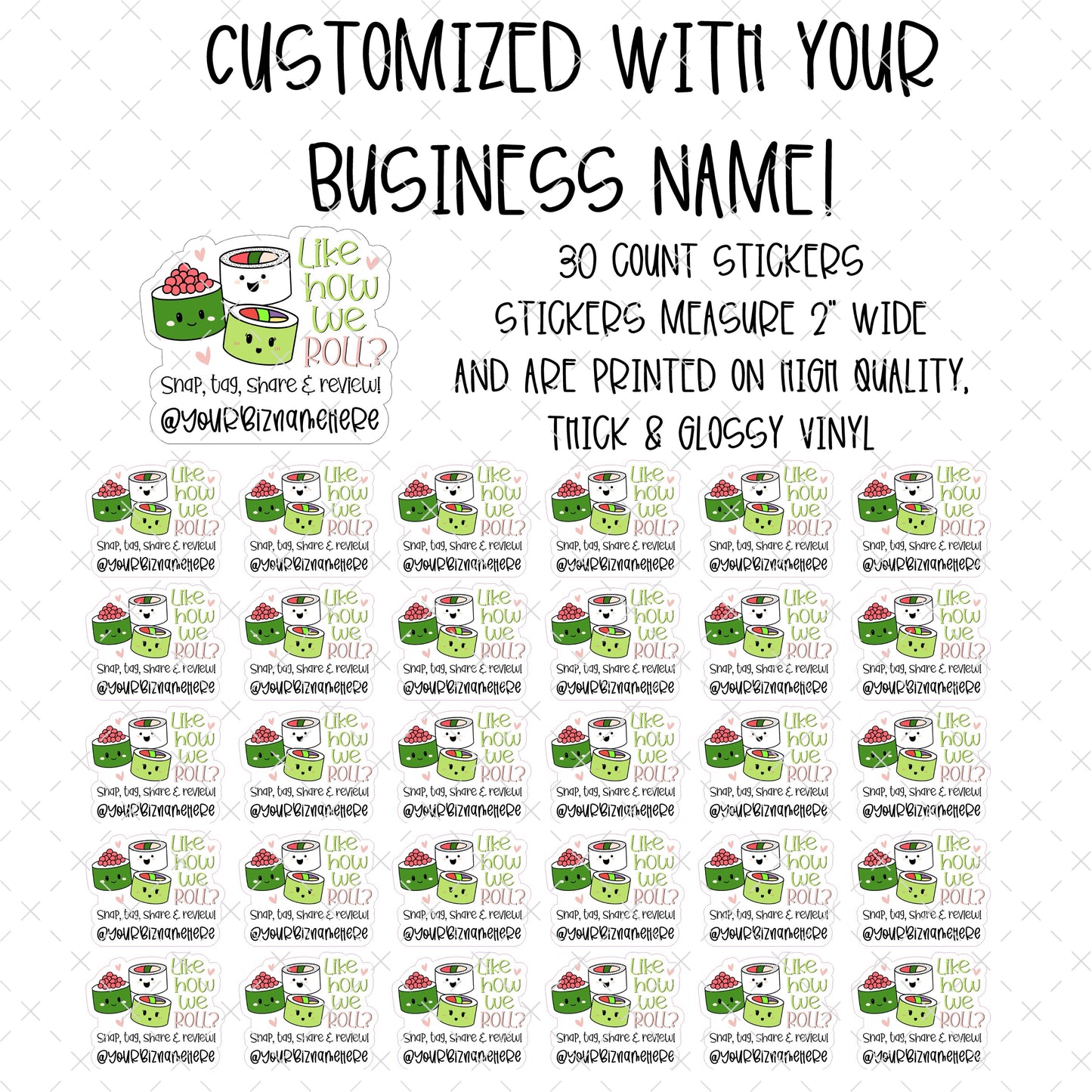 CUSTOM SMALL BUSINESS STICKERS