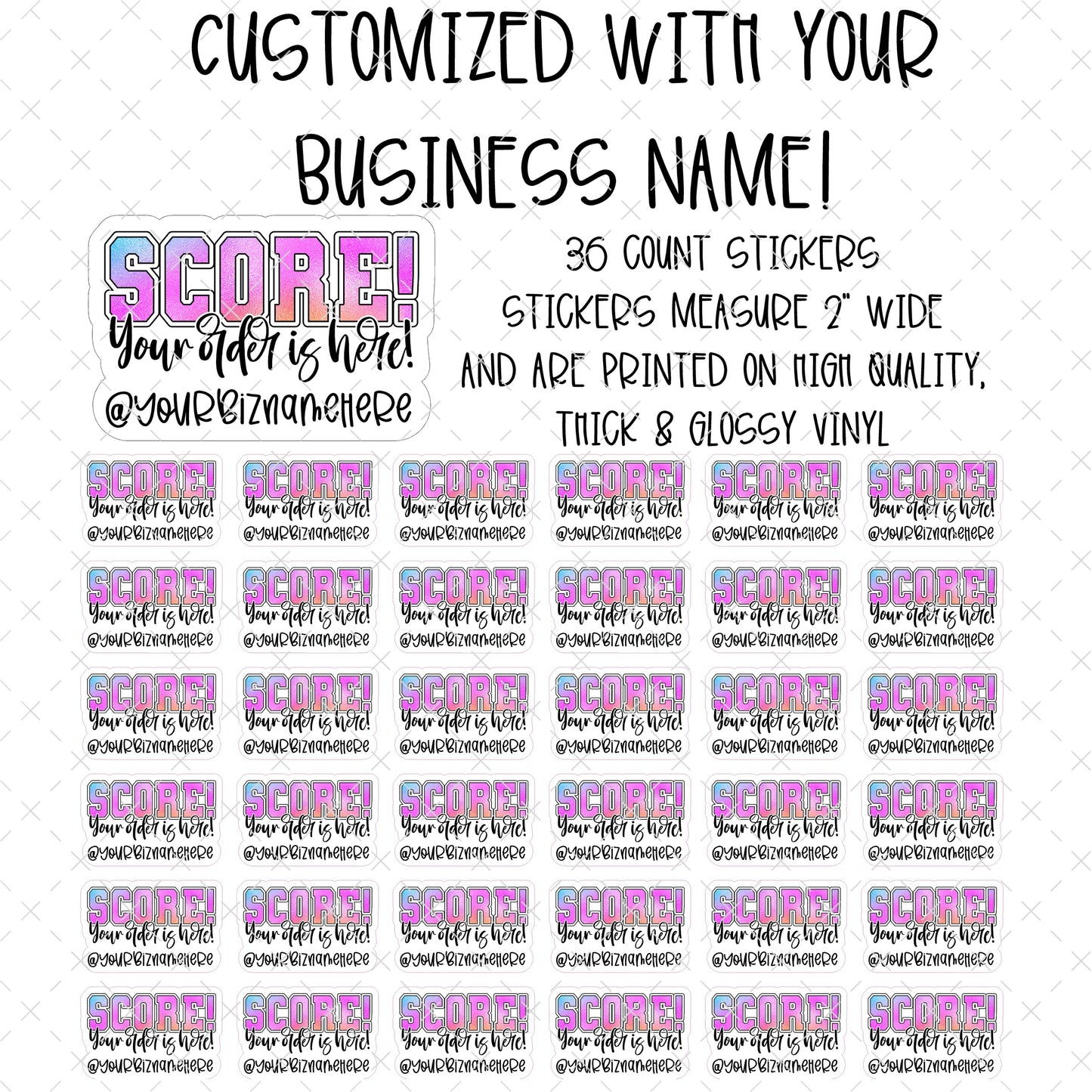 CUSTOM SMALL BUSINESS STICKERS